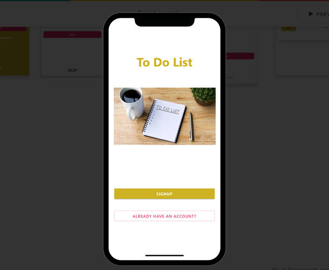 To Do list app